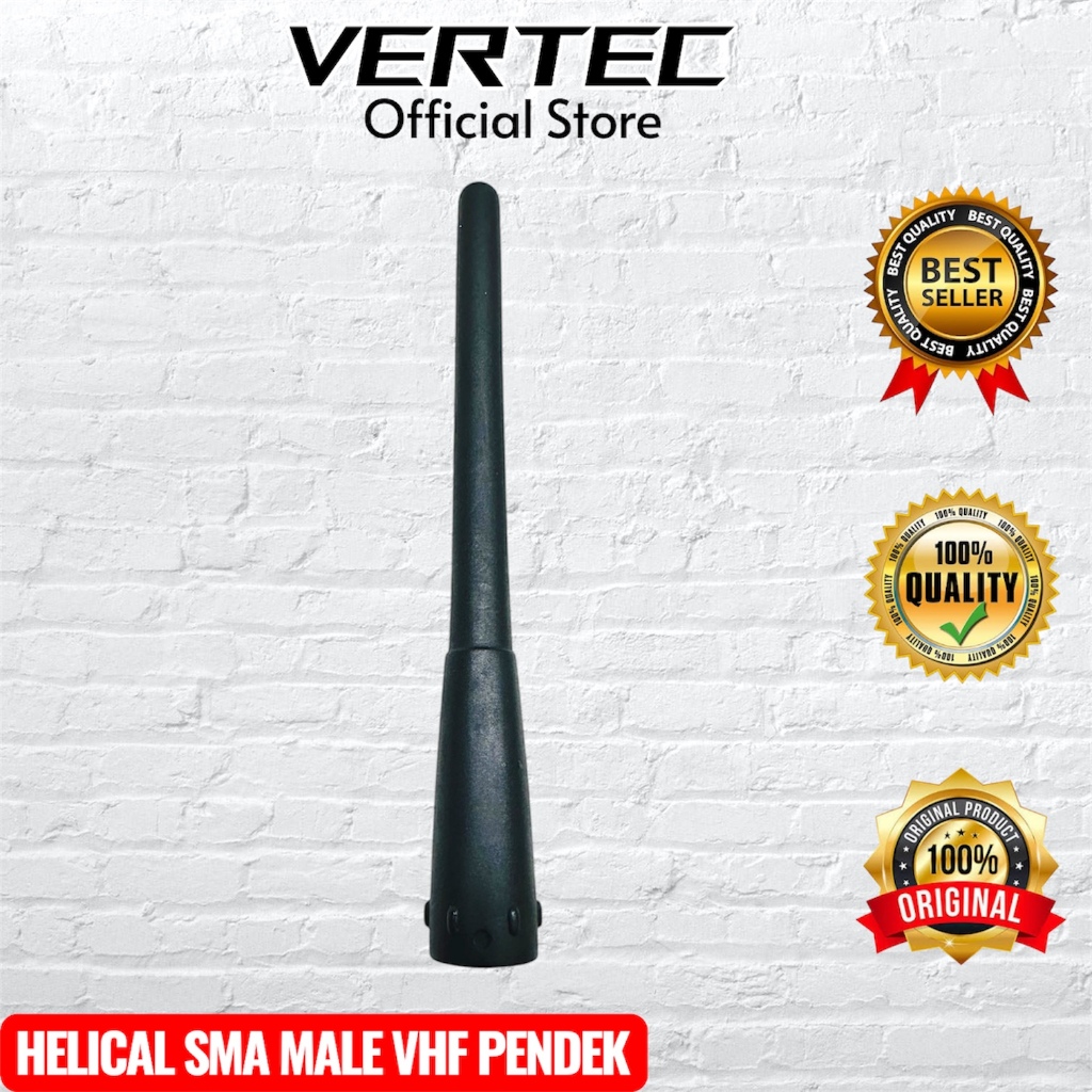 Antena HT Weierwei VEV V8Plus Sma Male VHF 136-174Mhz Compatible Firstcom FC27 FC07 FC 27 07 700WP S