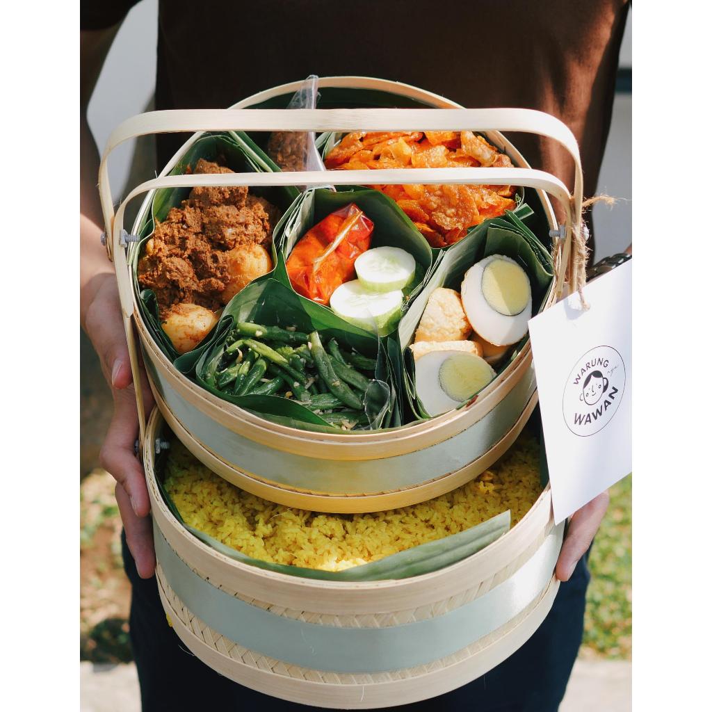 Hampers Nasi Kuning 2 Tingkat Warungnyawawan