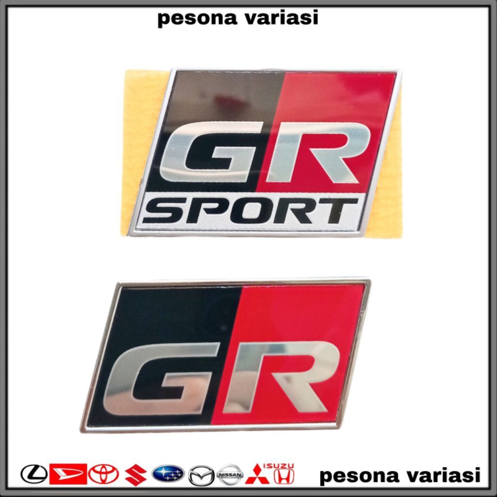 Logo Emblem GR/GR SPORT Toyota Original