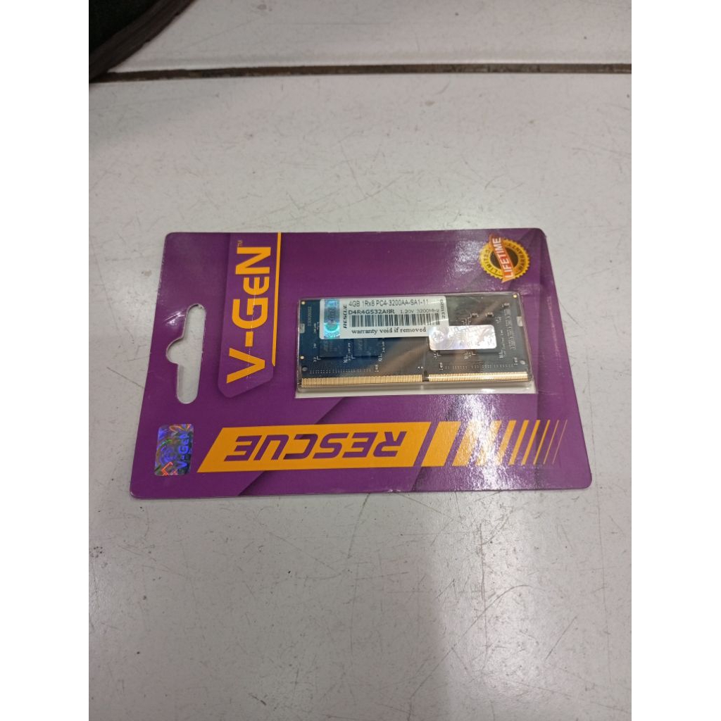 Memory Sodimm Vgen Rescue Ddr4 4Gb Pc25600 3200Mhz