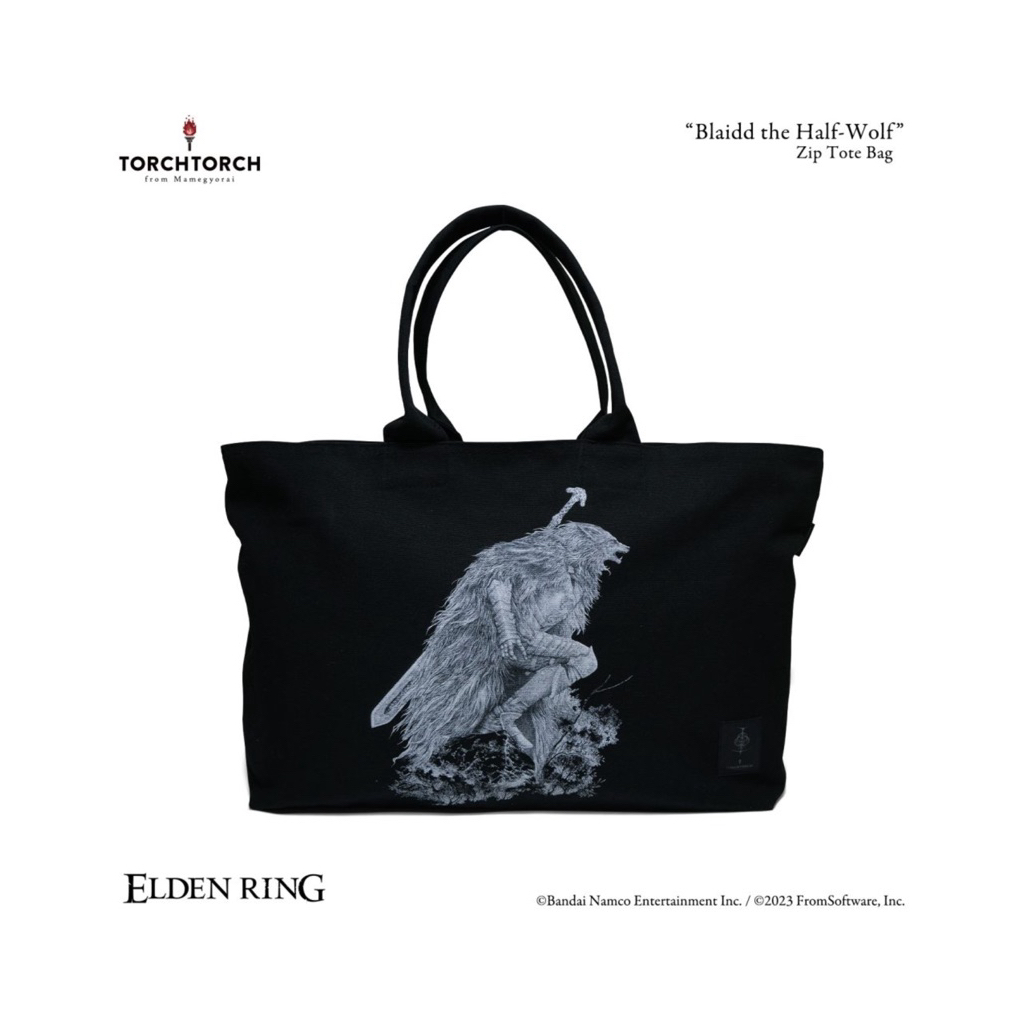 Elden Ring - Torch Torch X Elden Ring Blaidd the Half-Wolf Zip Tote Bag