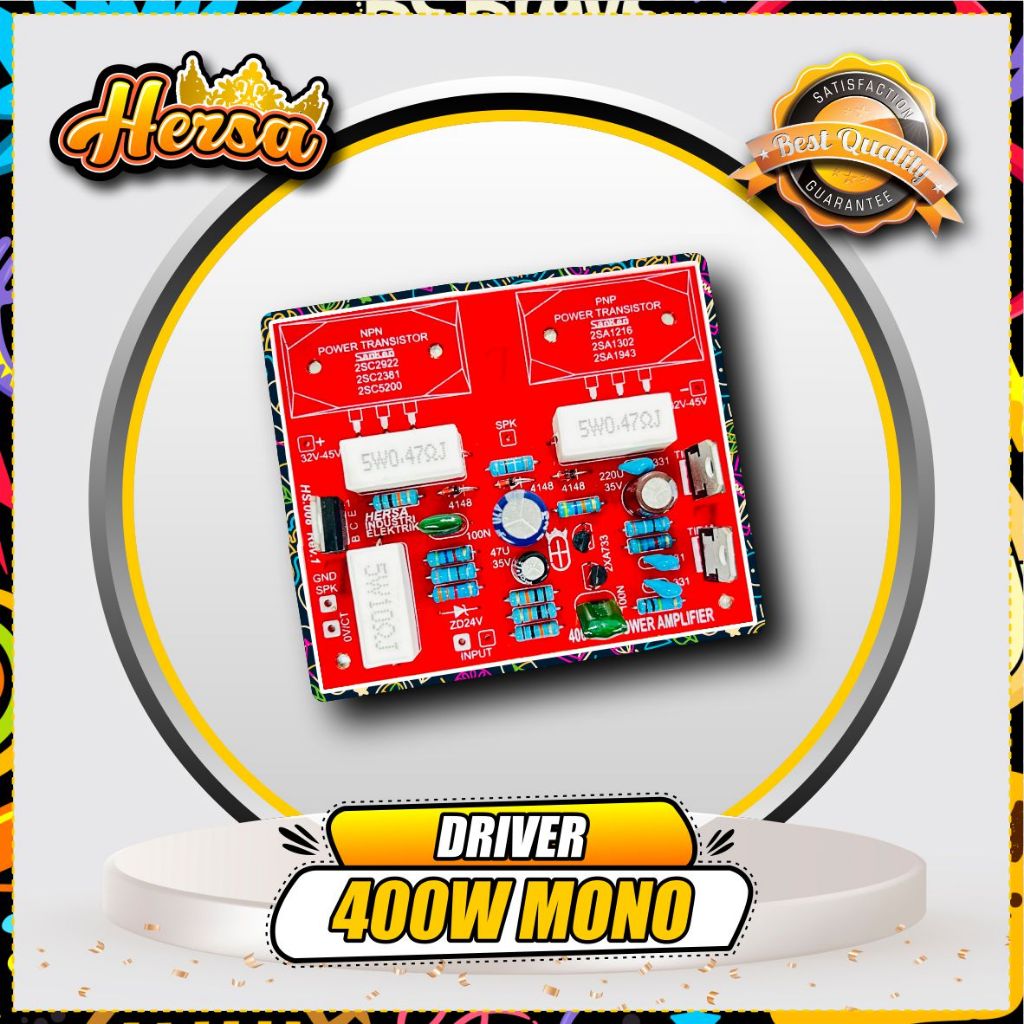Driver Power Amplifier Sanken Mono Safari 400 Watt