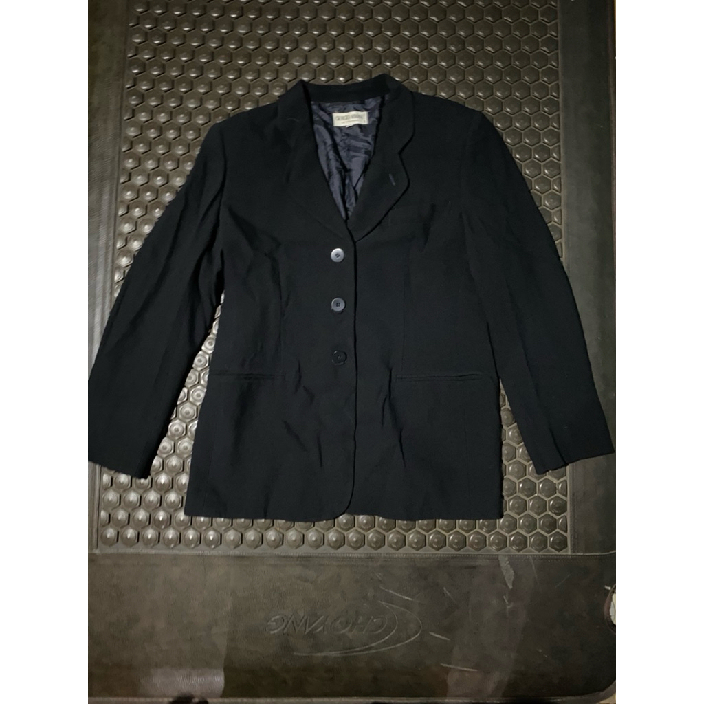 BLAZER JAS LUXURY HITAM PEKAT GIORGIO ARMANI BRANDED MEWAH