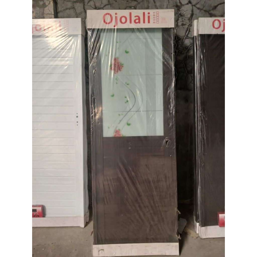 pintu kamar mandi, aluminium+kaca