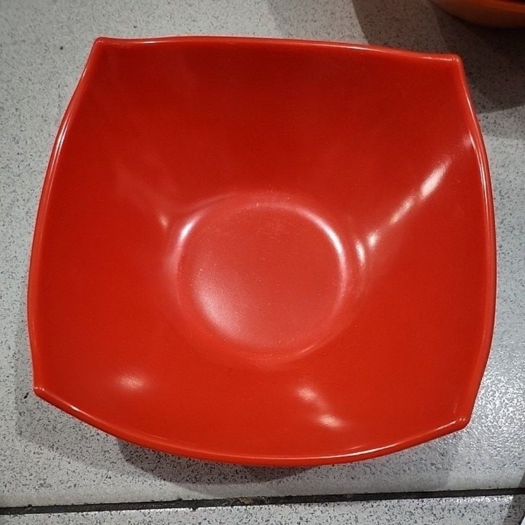 mangkok mie hitam mangkok mie merah putih hijau mangkok sop melamin mangkok segi melamin Glori 4470 