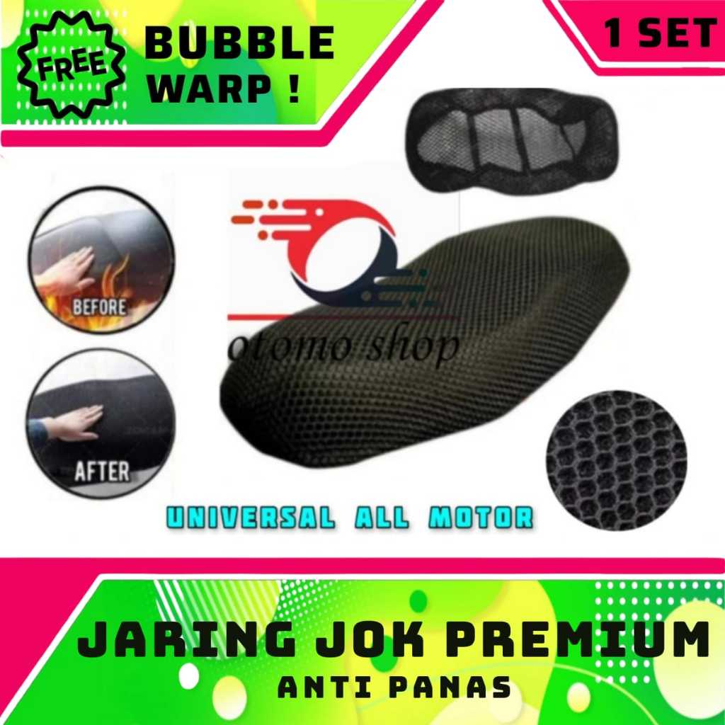 Sarung Jok Jaring Jok Motor Ukuran M Beat Supra X Blade Grand Mio
