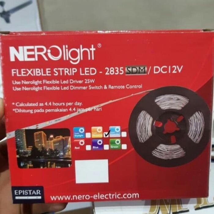 NEW LED STRIP NERO SDM 18W 18WATT DC 12V 2835 36LED FLEXIBLE STRIP LIGHT INDOOR 5M 5METER
