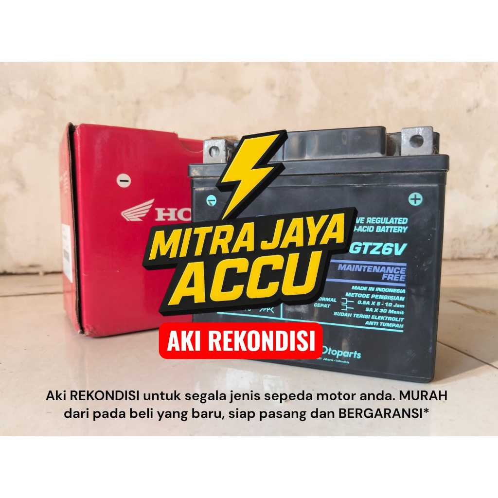 Aki Vario 125 recondisi (12V/6A)