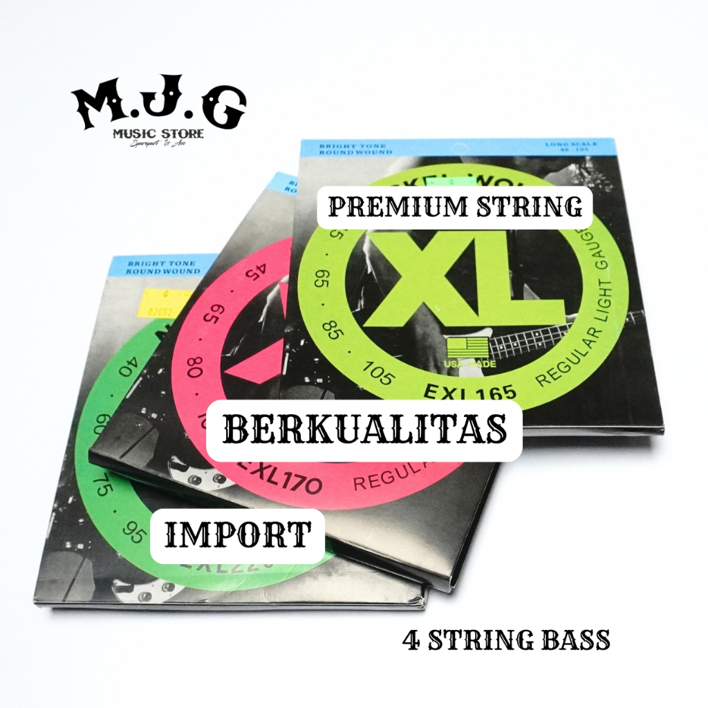 Senar bass akustik elektrik 4 string 170, 165 , 220