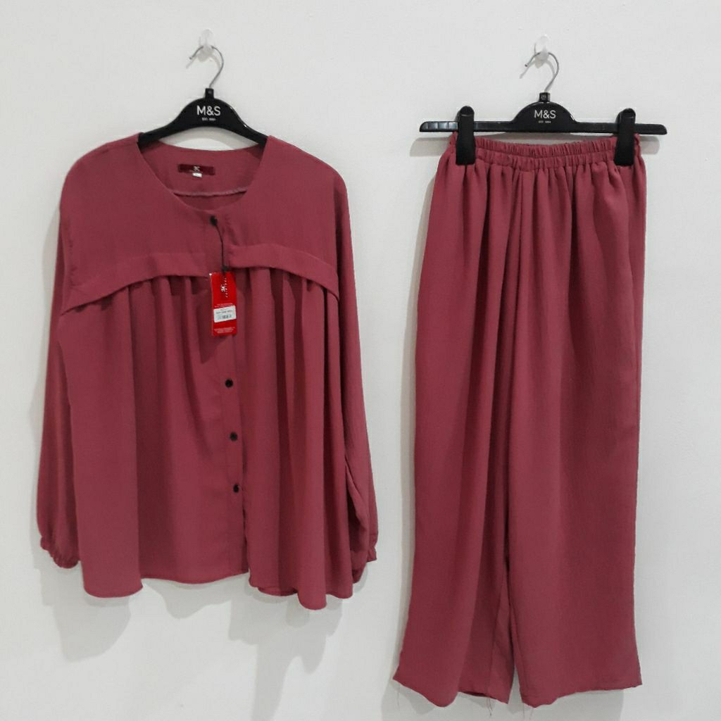 Setelan Crinkle Cewek Dewasa 3C Matahari