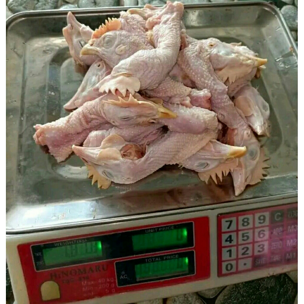 Kepala ayam leher ayam 1kg / kerongkongan ayam balungan ayam 1kg