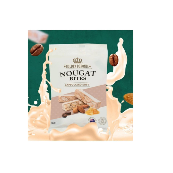 Golden Boronia Nougat Bites Cappucino Soft asal Australia