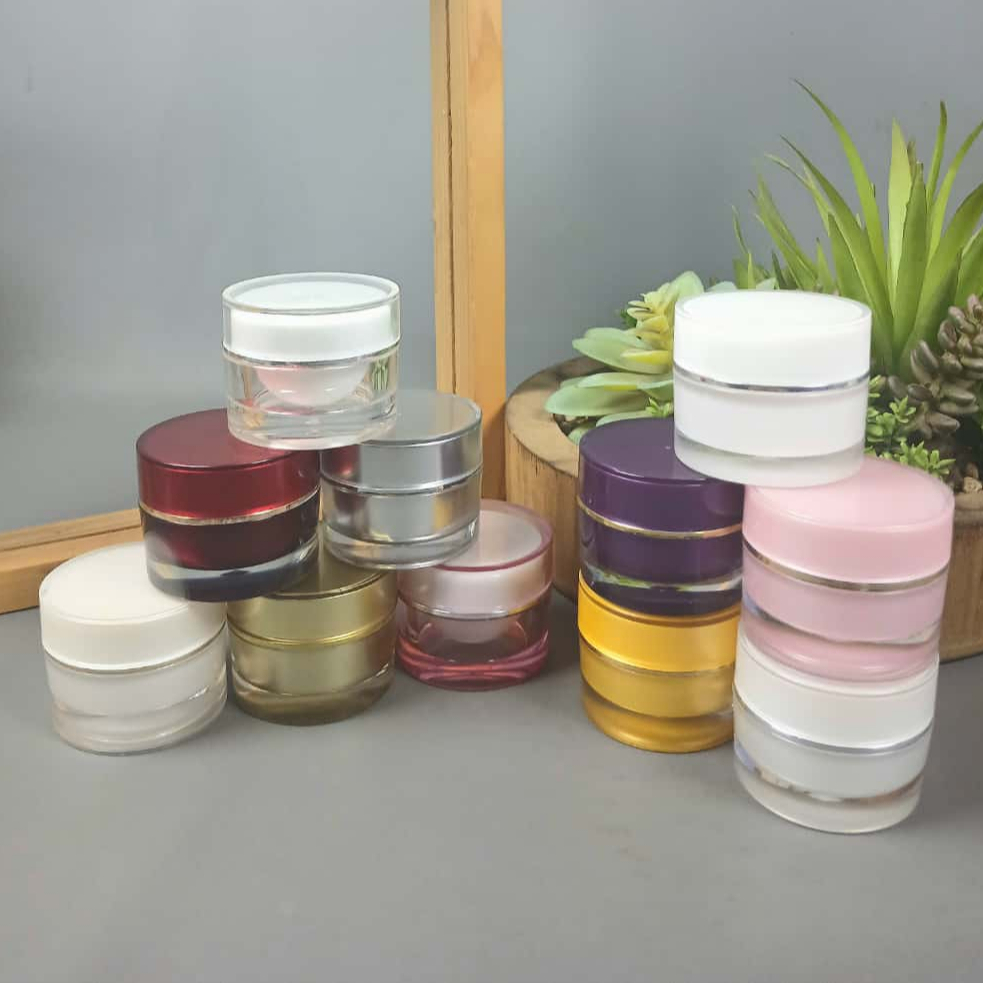 Pot Acrylic 10 gr / Pot Cream 10 gr / Pot Cream Kosmetik 10 gram / Pot Skincare 10 gram