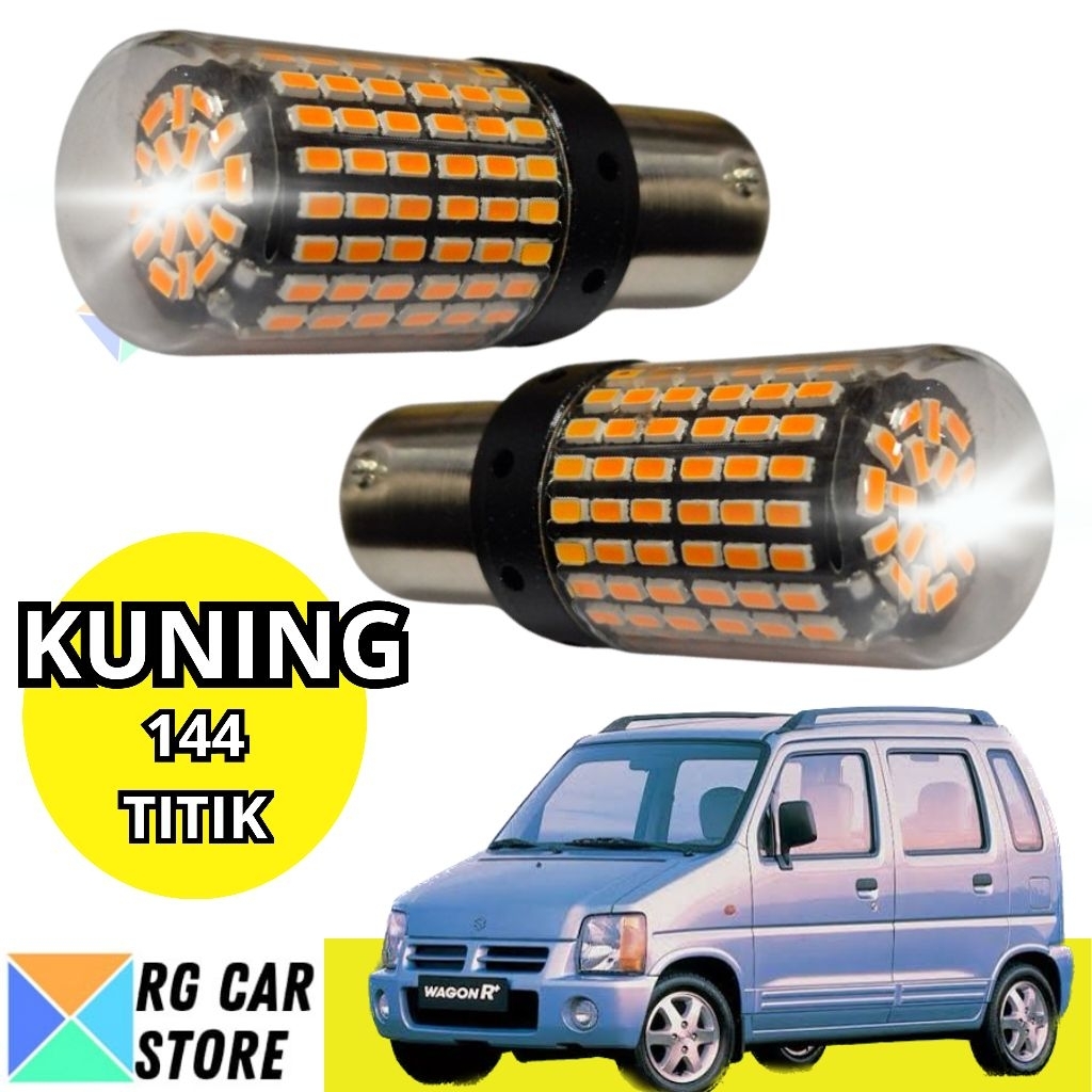 Lampu LED Sein Karimun Kotak 144 Titik Kuning Original Lucid PnP Suzuki Karimun