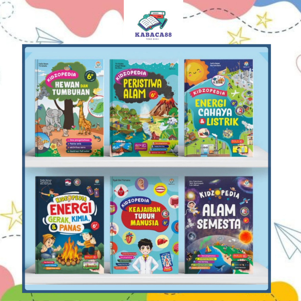 Buku Ensiklopedia Kidzopedia Alam Semesta Perkembangan Teknologi Hewan dan Tumbuhan Anatomi Tubuh