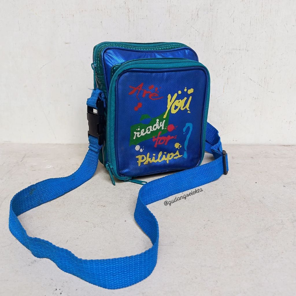 Tas Retro Philips Pocket Kamera Walkman Discman Dekorasi Vintage