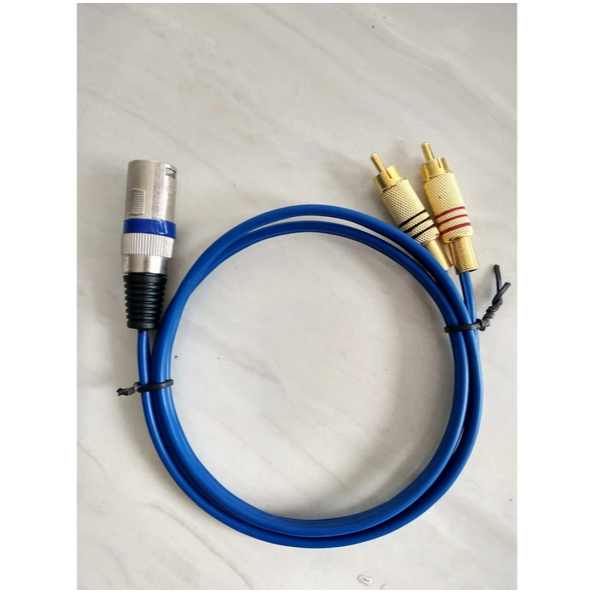 Kabel Kitani 1 Xlr Male Stereo to 2 Rca