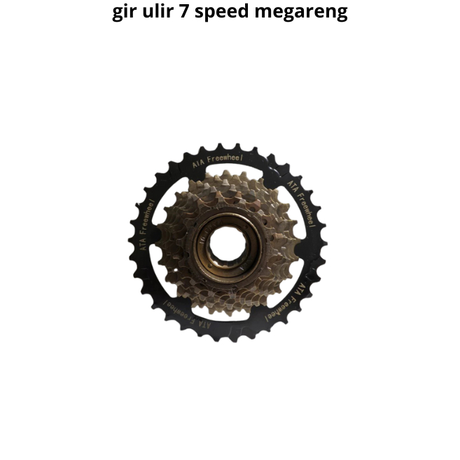 new gir/gear sepeda ulir 7 speed megareng