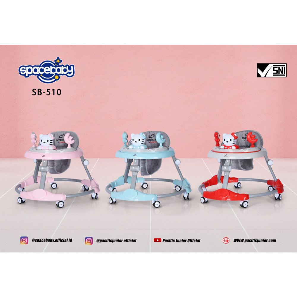 SpaceBaby Baby Walker SB-510 / Baby Walker / Apolo Bayi
