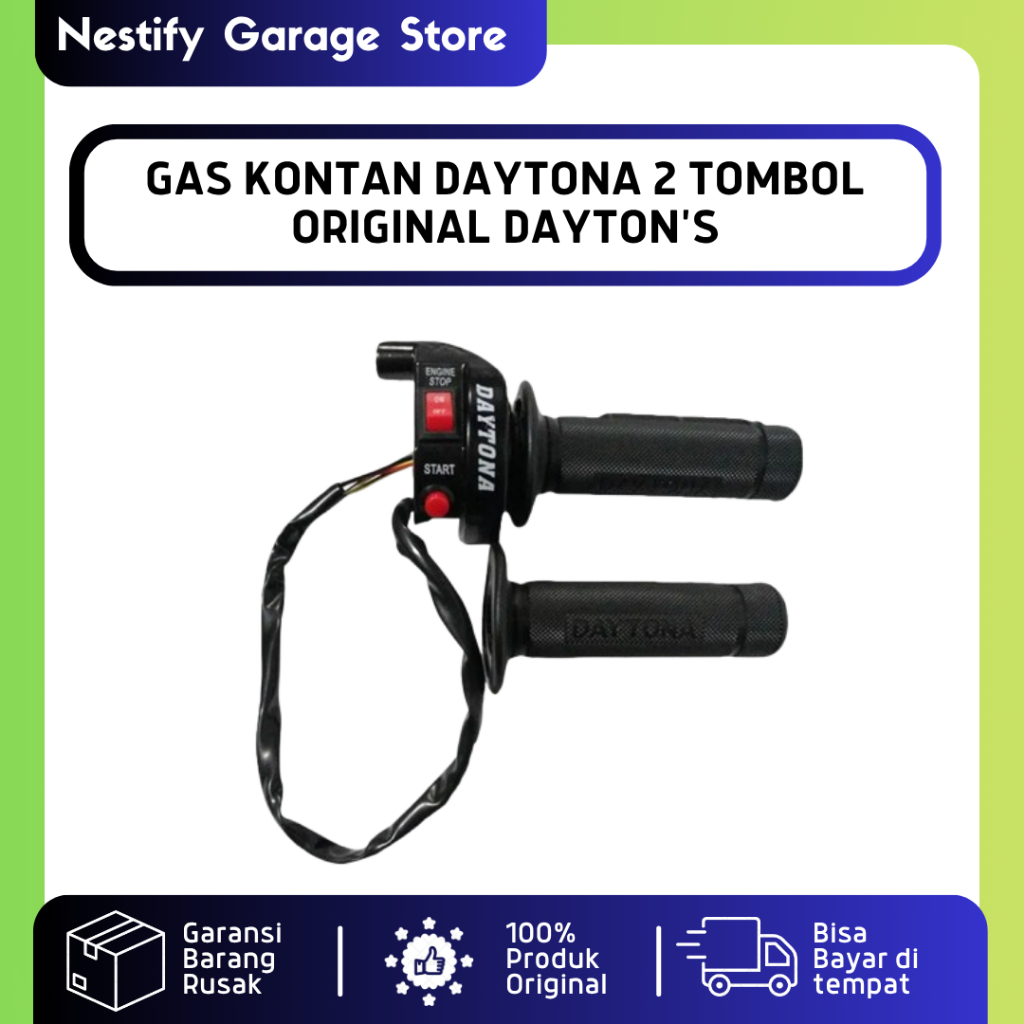 GAS KONTAN DAYTONA 2 TOMBOL UNIVERSAL ORIGINAL BARU