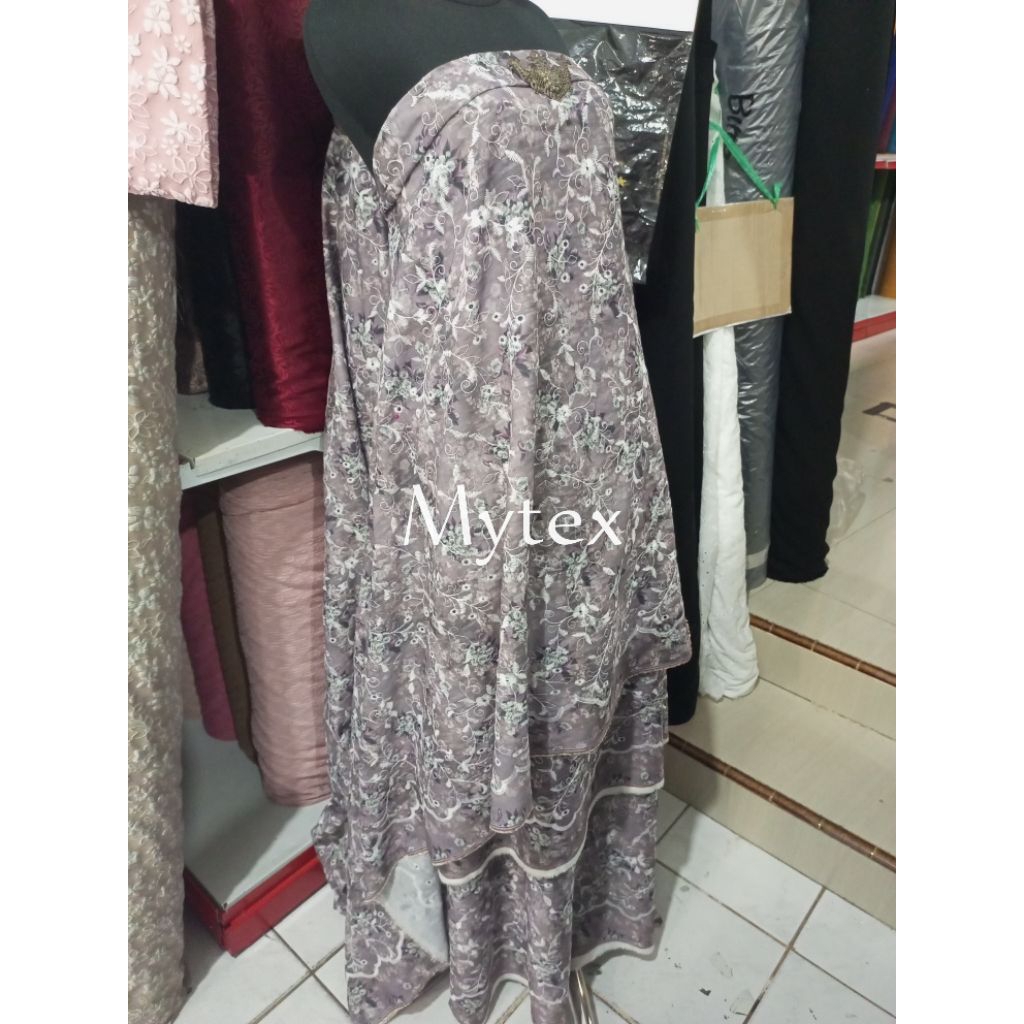 kain bordir katun bolong bahan gamis