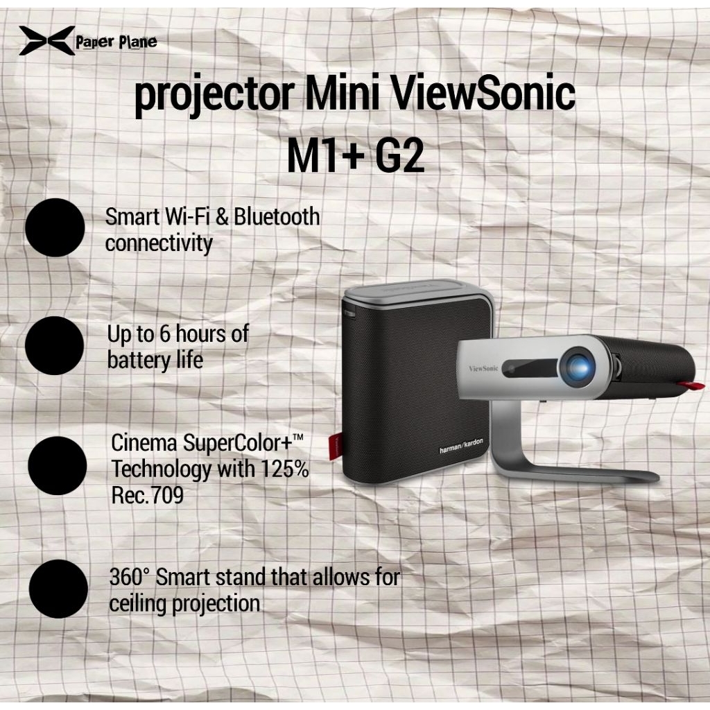 ViewSonic M1+G2 Mini Proyektor