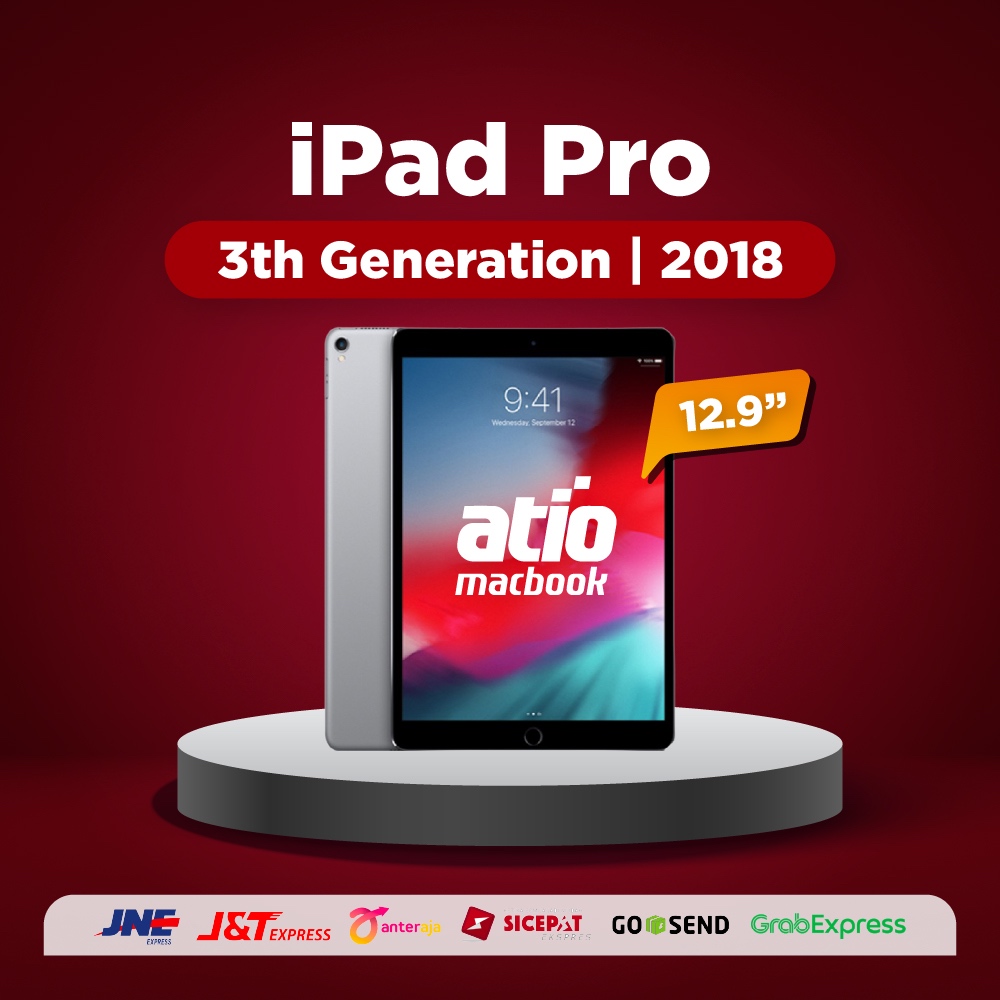 IPAD PRO 3 2018 12,9 INCH 256GB 1TB WIFI ONLY