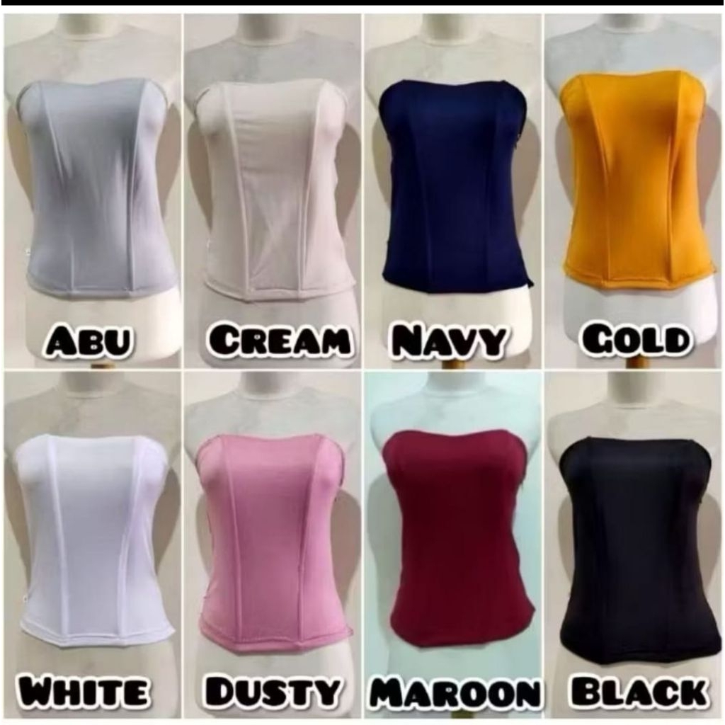 bustier / longtorso / kamisol kebaya / kamisol sleting samping / kamisol premium / bustier premium /