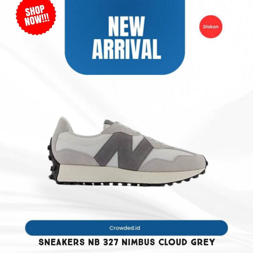 (CROWDED) Sneakers NB 327 Nimbus Cloud Grey