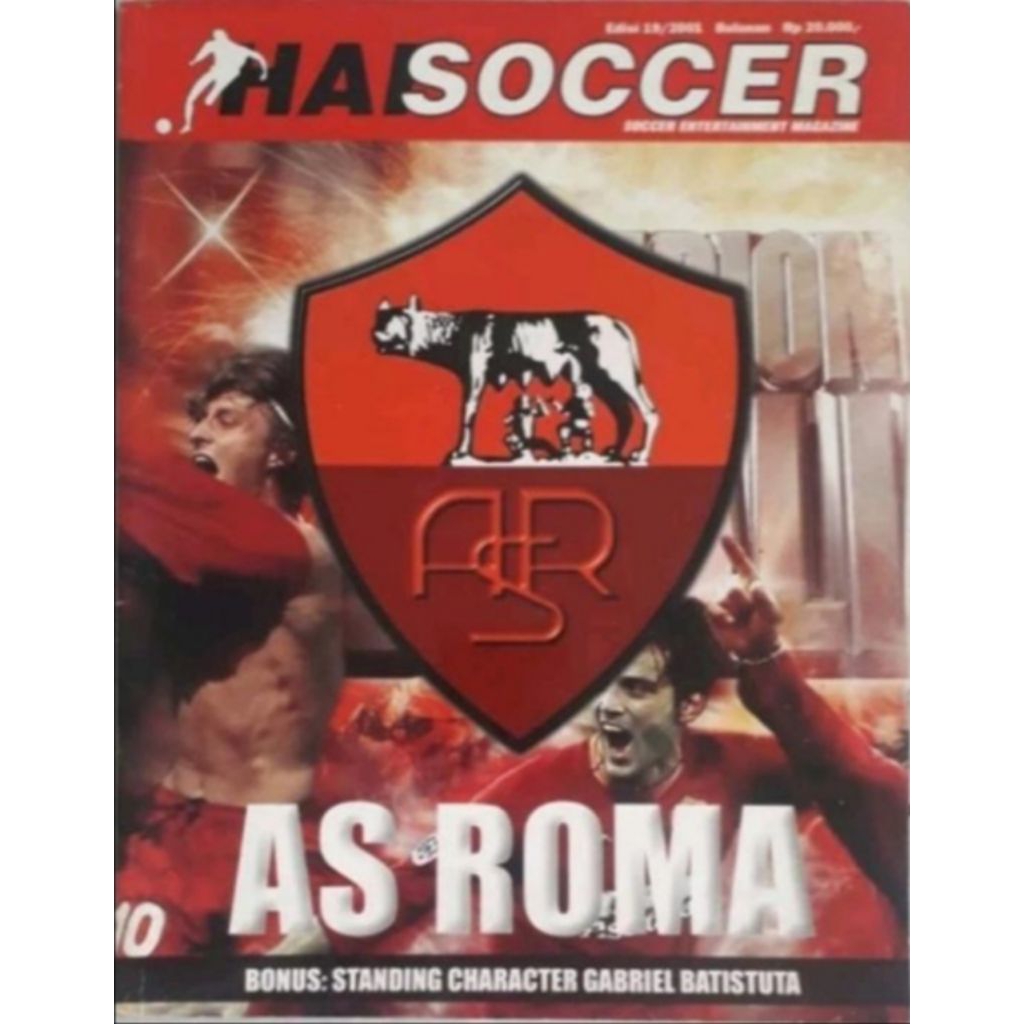 Majalah HAI SOCCER AS ROMA