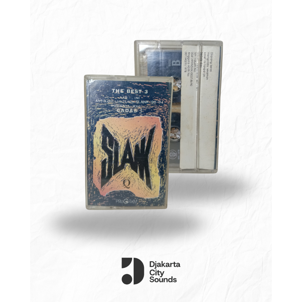 Kaset Pita Slank - The Best 2 (Nah.. Ini Antalogi Lagu-Lagu Slank '90-94' Musinya.. Wao CADAS)
