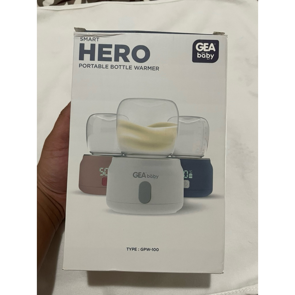 Preloved GEA Baby Smart Hero Portable Bottle Warmer (Penghangat ASI portable)