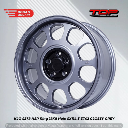 velg oem kaleng racing ring 18 original murah | pelek hsr klg untuk innova captiva juke r18