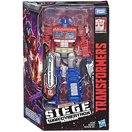 Transformers Generations War for Cybertron: Siege Voyager Class WFC-S11 Optimus Prime Action Figure