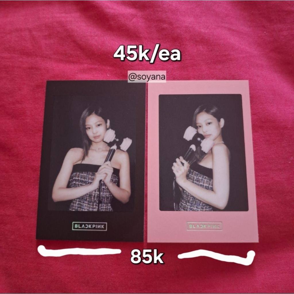 Photocard Pc Jennie Blackpink Lightstick ver 2 Konser Blackpink Bornpink Deadline Murah Original Ori