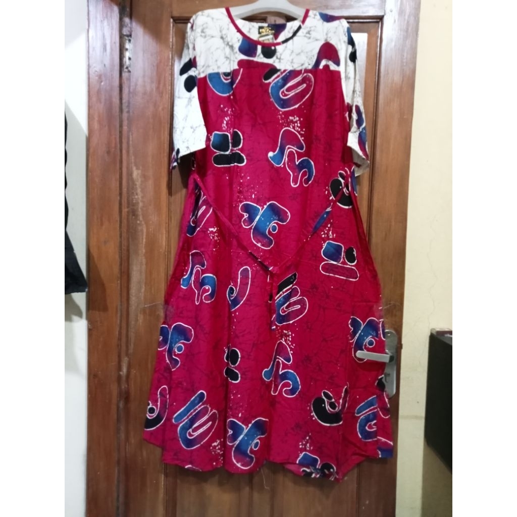 DASTER MAYUNG LENGAN 3/4 /DASTER KLOK/DASTER PANJANG/ MERK MARISA / BAHAN ADEM