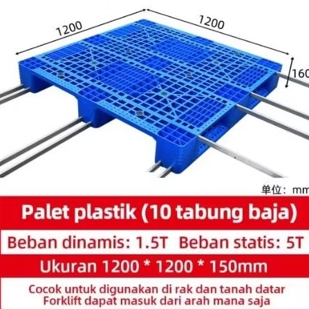 Palet Plastik uk 120x120x15 baru/new