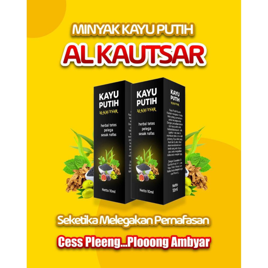 ZHS ~ MINYAK KAYU PUTIH PLUS ALKAUTSAR MKPP PELEGA PERNAFASAN