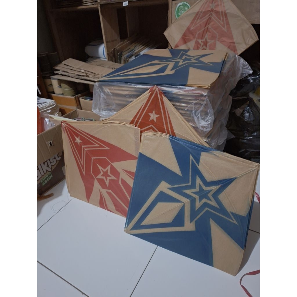 layangan sablon seot SP ukuran 54