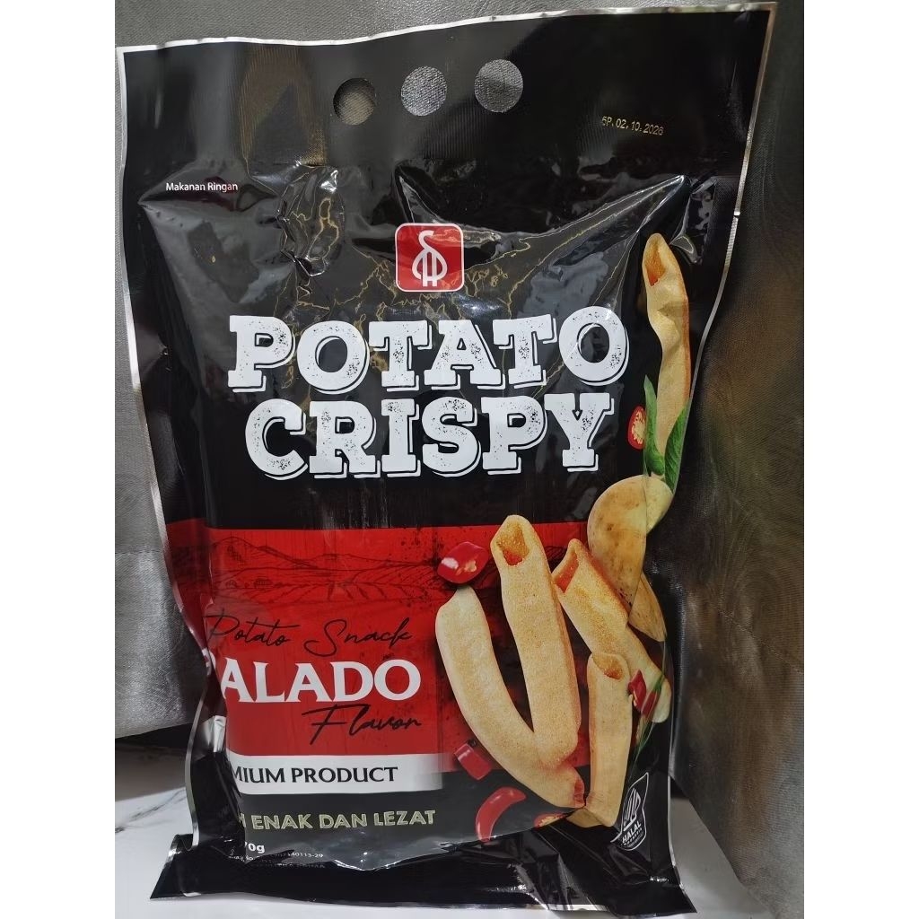 Snack kentang balado / Potato crispy Rasa balado