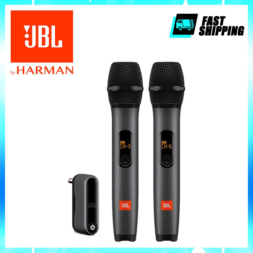 JBL Wireless Microphone Karaoke Professional Handheld Microphone Set