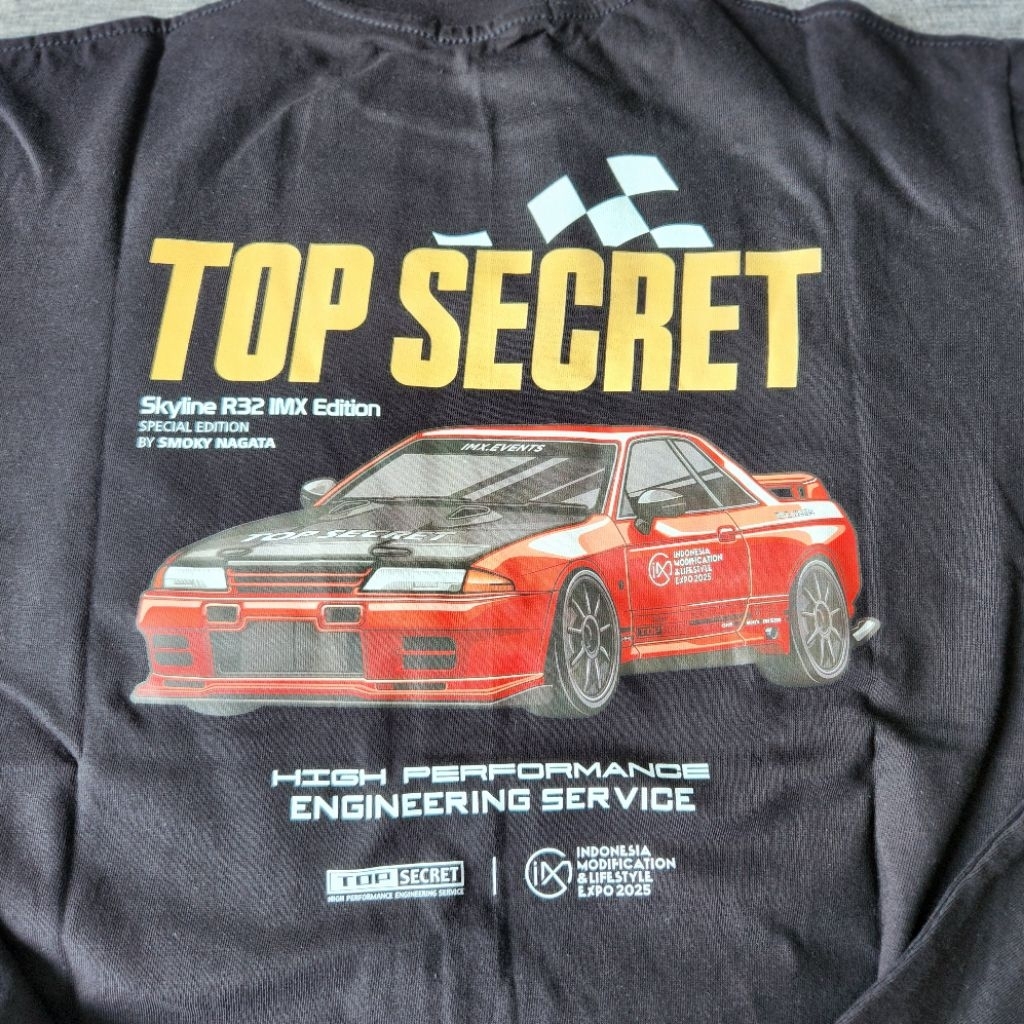 Baju Kaos Top Secret Original IMX Size L