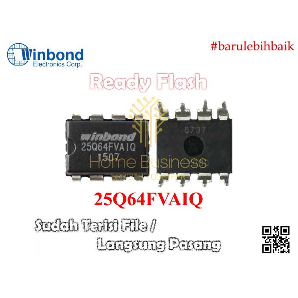IC BIOS WINBOND W25Q64FVAIQ 25Q64FVAIQ W25Q64FV 25Q64FV DIP8 3.3V 8MB Serial Flash Memory Laptop Kom