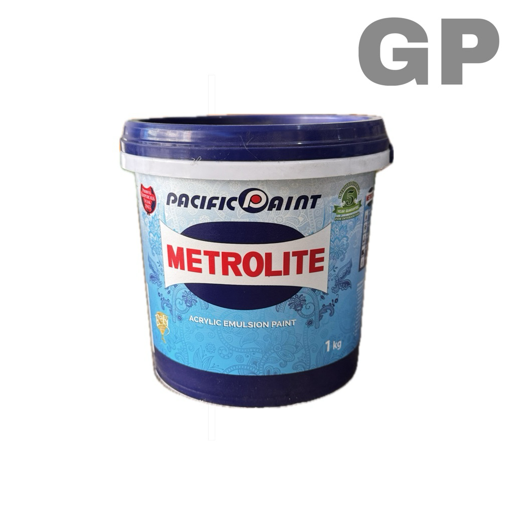 Metrolite Putih Kebiruan || 1L || Cat Tembok