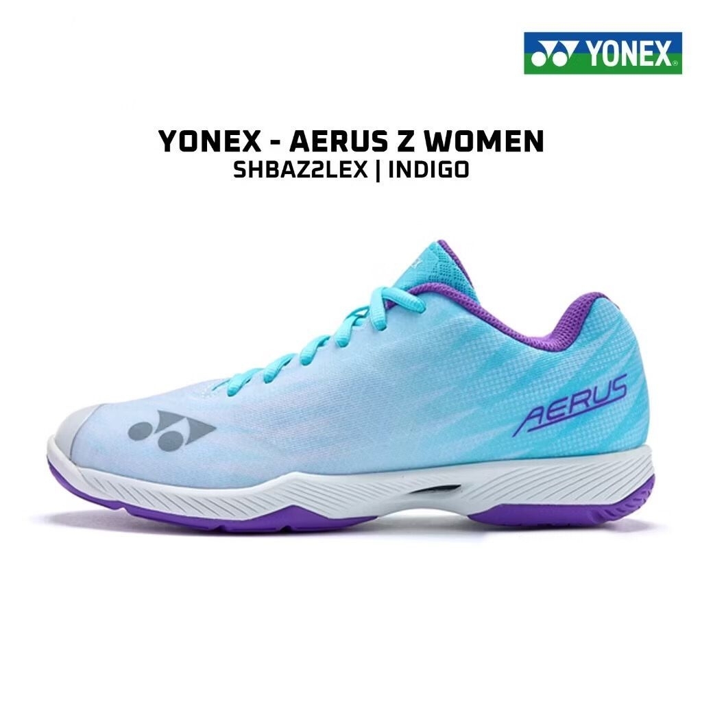 Sepatu Badminton Yonex Aerus Z Women Indigo Gen 2 Original