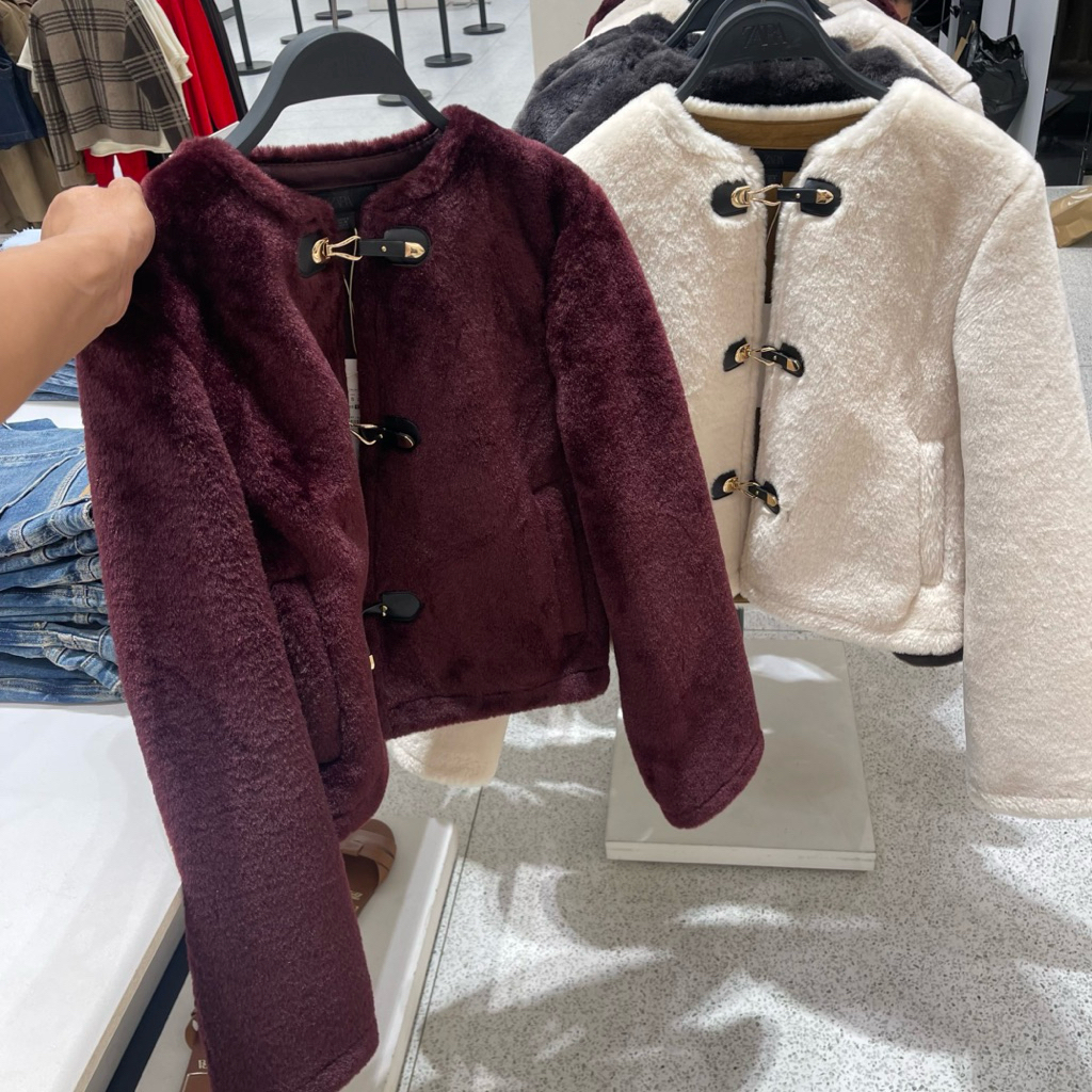 Jaket Bulu ZARA Women jastip (jasa titip)