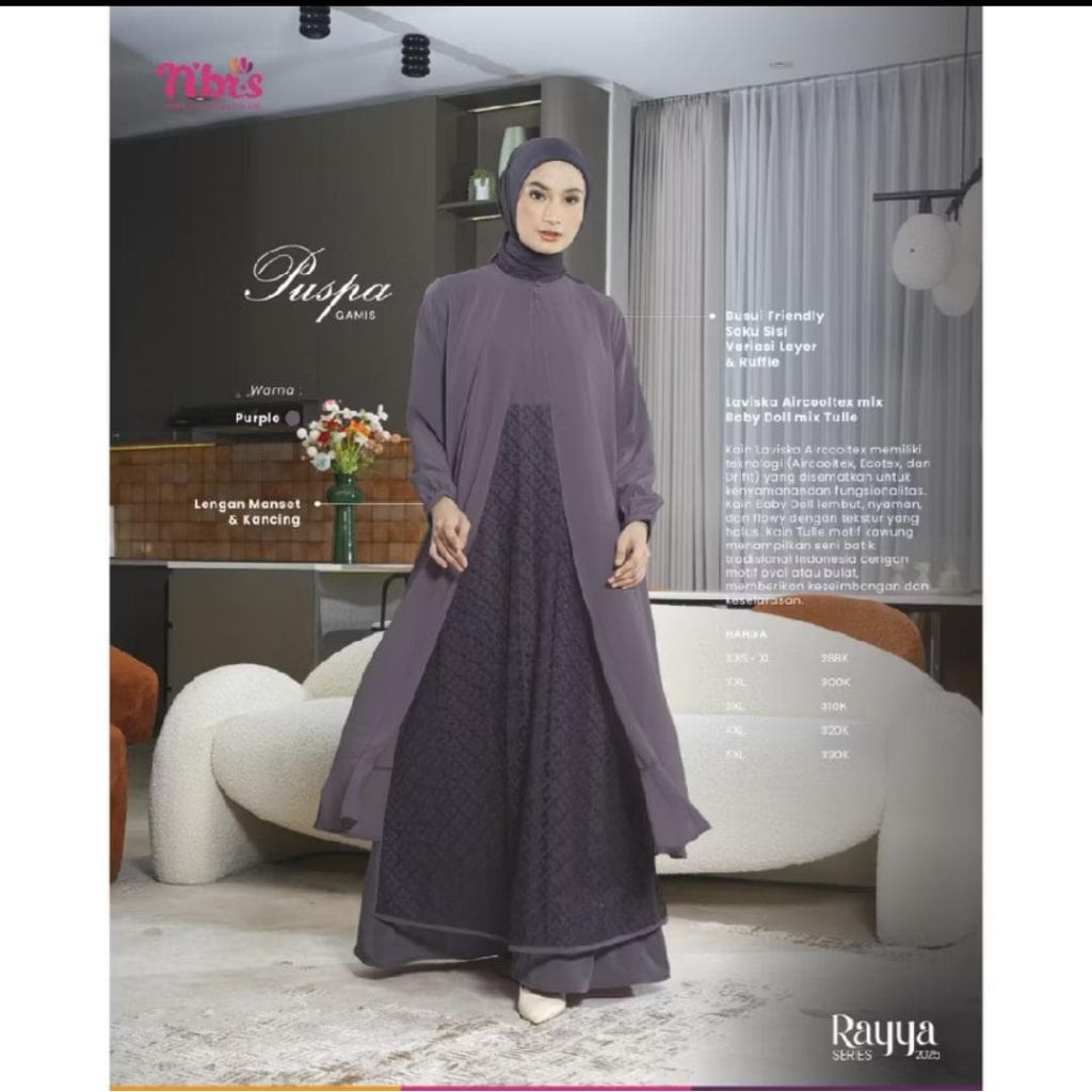 Gamis NB Puspa Dress