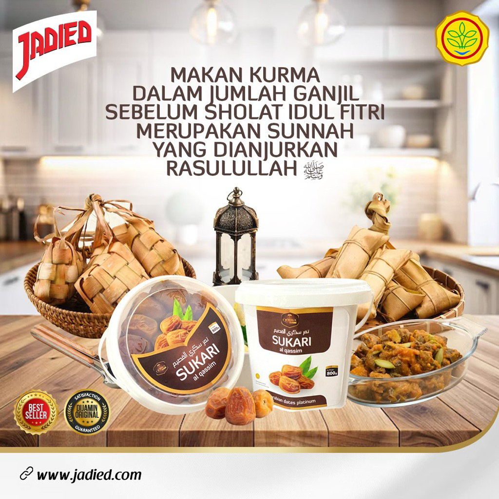 Kurma Sukari 800gr Al Qassim Qoswa Sukkari Asli Original