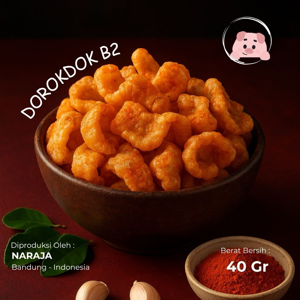 [DOROKDOK B2] Kerupuk kulit babi