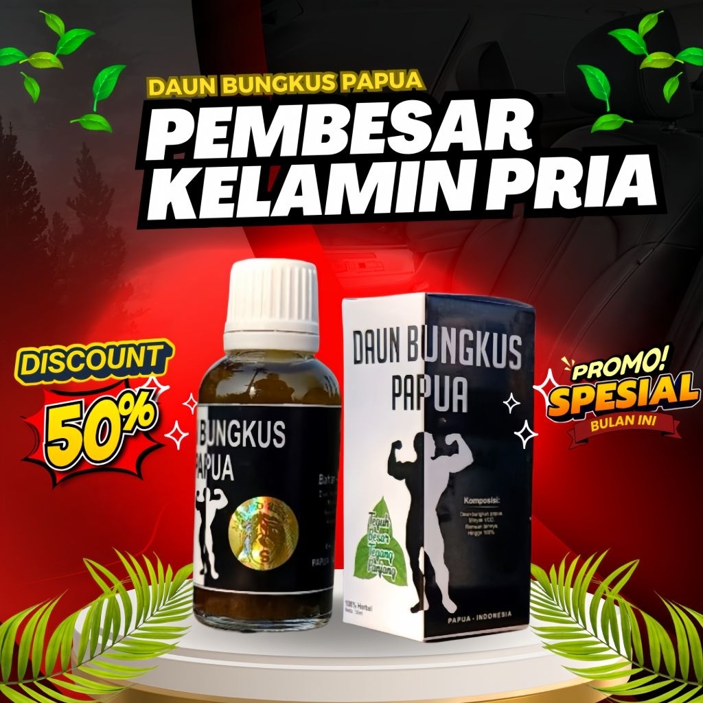 Daun Bungkus Papua 3 jari original (BPOM)